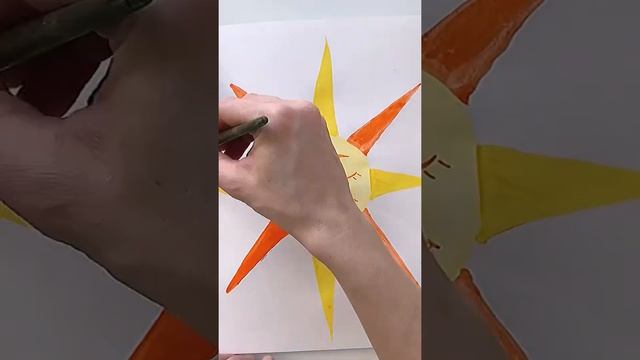 Масленица. Рисуем декоративное солнце на масленицу. Как нарисовать солнышко. Урок рисования. смотреть онлайн