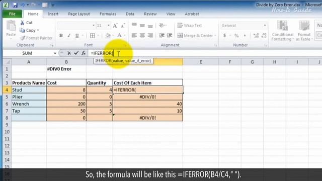 How to fix a divide or divide by zero error смотреть онлайн
