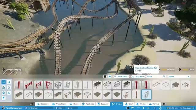 Western Adventure - Episode 5 - Vekoma Minetrain - Planet Coaster смотреть онлайн