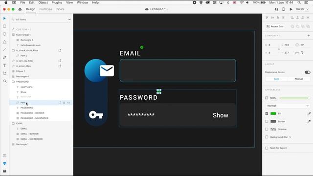 How to create a login form in Adobe XD смотреть онлайн