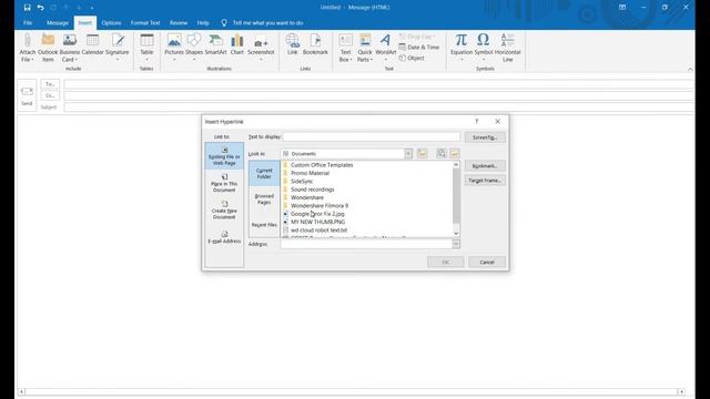 How To Send Link to File On Shared Drive Through Outlook смотреть онлайн