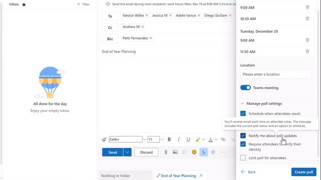 How to Use Scheduling Polls in Microsoft Outlook смотреть онлайн