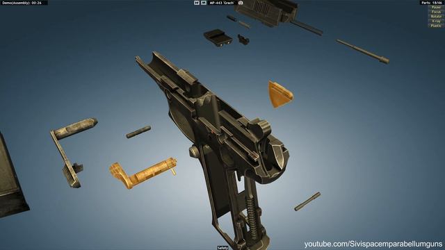 MP-443 Grach: Full Disassembly & Assembly