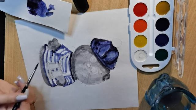 КАК НАРИСОВАТЬ ПОРТРЕТ БАСИКА АКВАРЕЛЬЮ МАСТЕР КЛАСС / РИСУНОК БАСИКА КРАСКАМИ #БАСИК #РИСУНОККОТА смотреть онлайн