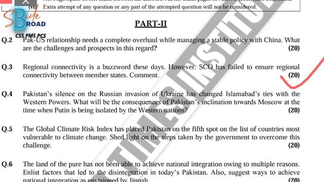 CSS Current Affairs & Pakistan Affairs Mock Paper | CSS 2023| Most Expected Questions смотреть онлайн