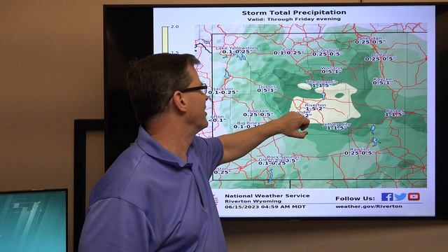 Heavy Rain / Snow briefing for Western and Central Wyoming - June 15, 2022 - 6:30 am смотреть онлайн