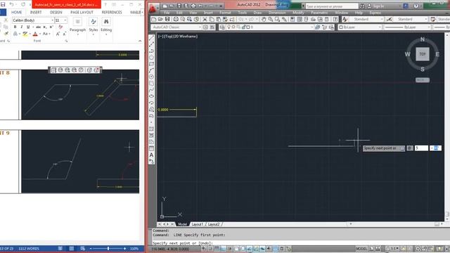 AUTOCAD 14 - Line - Assignment 9 смотреть онлайн