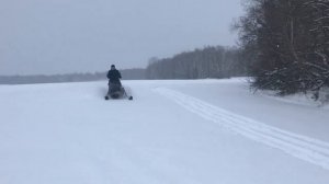 Самодельный снегоход с двигателем Лифан