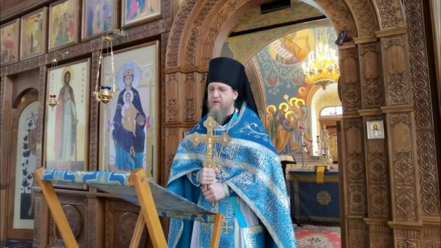 Проповедь в праздник Благовещения Пресвятой Богородицы. 07.04.2023 смотреть онлайн