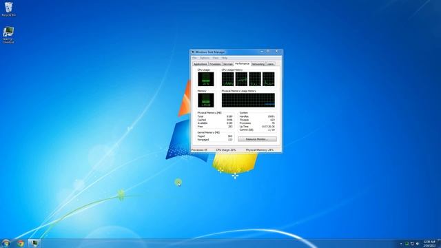 CPU Usage Meter in System Tray Windows 7 & 8 смотреть онлайн