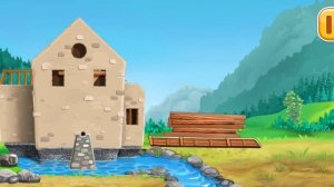 fun games construction water mill build - водяная мельница - стройка - веселые игры про машинки