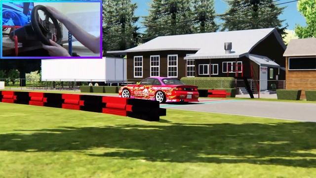 Nissan Silvia S14 | Pat's Acres Racing Complex | Assetto Corsa with Steering Wheel | Logitech G27 смотреть онлайн