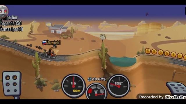 безумный мотоцикл в hill climb racing 2! смотреть онлайн