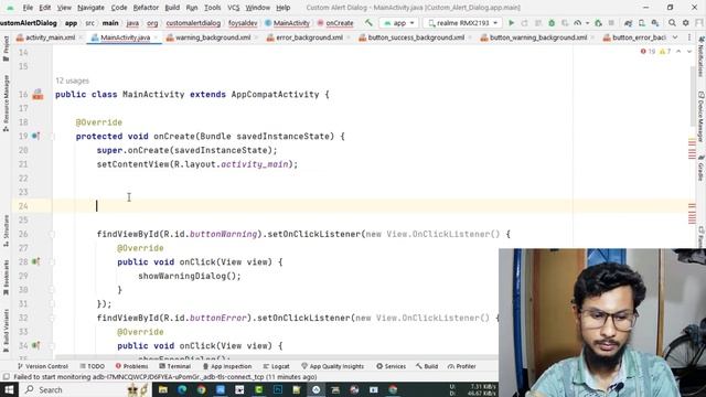 Custom Alert Dialog in android | Android Studio | Java 2023 | Bangla смотреть онлайн