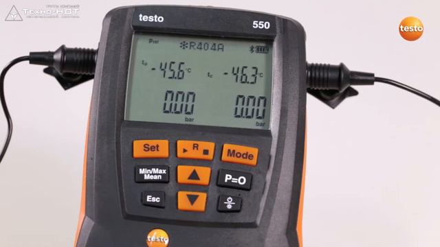 Testo 549/550/557. Отображение данных измерения смотреть онлайн