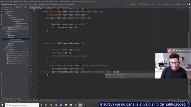 Como passar dados de uma Activity para um Fragment (Exemplo Android) - Cortes das Lives смотреть онлайн