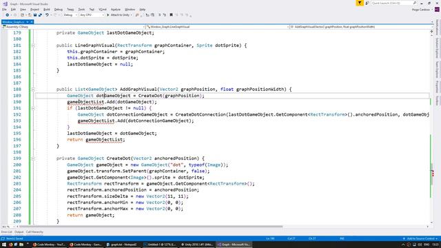 Unity Tutorial - Create a Graph： Visual Interface смотреть онлайн