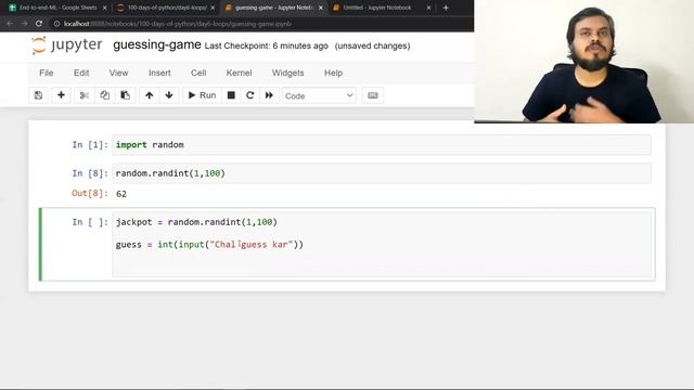 Guessing Game in Python смотреть онлайн