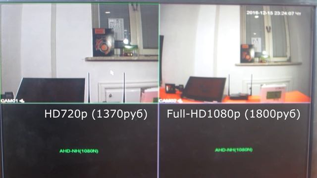 Уличная AHD камера за 1370 руб. Сравнение 720p и 1080p, OSD меню или Видеонаблюдение в Омске смотреть онлайн