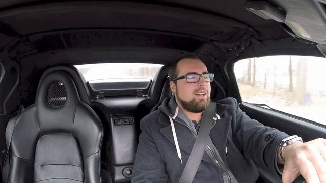 Honda S2000 REVIEW IN SNOW ON SUMMER TIRES!! смотреть онлайн