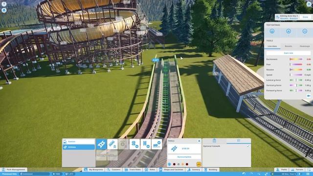 ? 'Flying Turns' Bobsleigh Coaster | Pinewood Hills | Let's Play Planet Coaster #39 смотреть онлайн