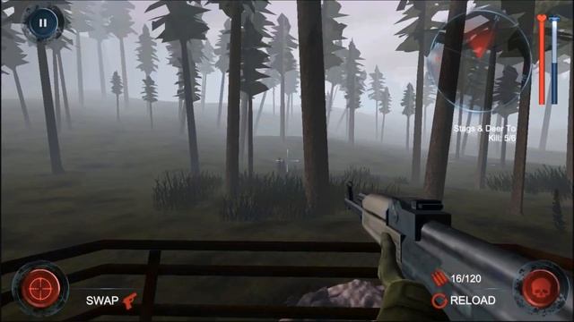 Dead Forest Zombie Deer Hunter android game first look gameplay español смотреть онлайн