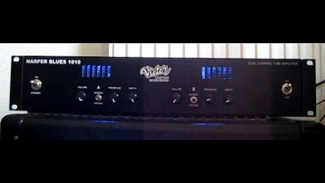 VICTOR CUSTOM WORKSHOP HARPER BUES 1010 tube guitar POWER AMP demo смотреть онлайн
