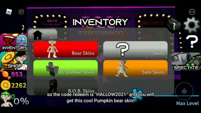 THE NEWEST CODE IN BEAR* HALLOWEEN UPDATE! | Roblox Bear* смотреть онлайн