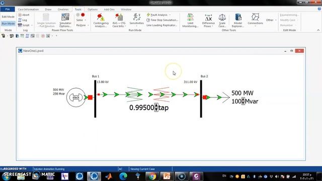 Power World Simulator || V4: Tap Changing Transformers смотреть онлайн