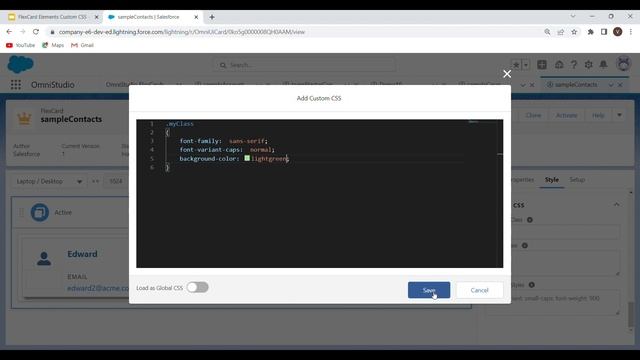 FlexCard Elements Custom CSS | How to use CSS in FlexCard | Salesforce | OmniStudio | Salesforce V смотреть онлайн