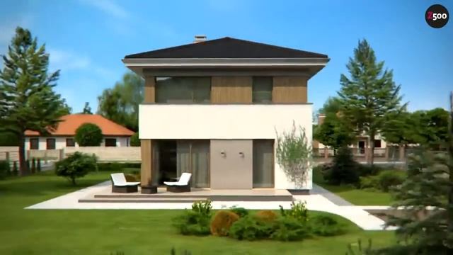 Двухэтажный дом коттеджного посёлка "Катран" в г. Севастополе смотреть онлайн