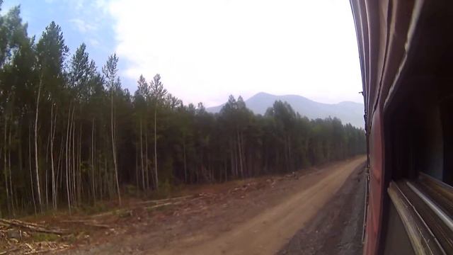 Восточная Сибирь из окна поезда смотреть онлайн