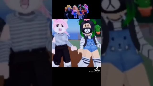 кошка Лана и крошка Ева - танец ☞ ROBLOX смотреть онлайн