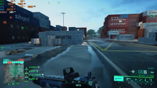 INTEL CORE I5 13600KF (WITHOUT UNDERVOLTING), MSI RTX 3070 GAMING Z DEEPCOOL AK620 Battlefield 204 смотреть онлайн