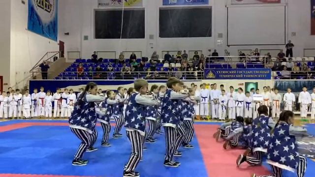 09.02.2020 открытие Республиканских детских соревнований по каратэ WKF г.Ухта смотреть онлайн