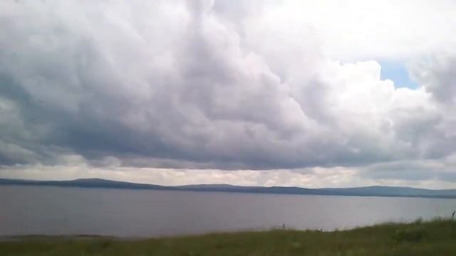 Красота Забайкальского края. Проезжаем оз. Арахлей смотреть онлайн