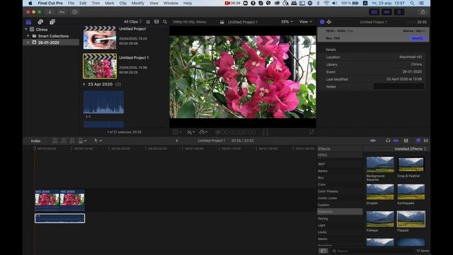 Видеомонтаж в Final cut: зеркальное отражение, запись звука, изменение формата для Инстаграм смотреть онлайн
