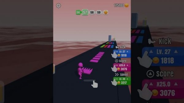 Stack Colours Level 56,57 Unlocked Walkthrough iOS Gameplay