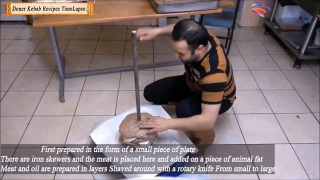 Doner Kebab Recipe TimeLapse Minced Doner смотреть онлайн