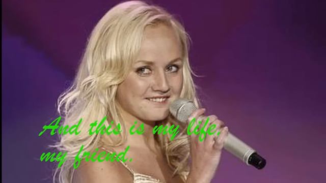 This is my life WITH LYRICS - Anna Bergendahl. смотреть онлайн