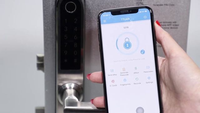 Умный дверной замок LOCKTOK с Wi-Fi  модель LT-KFB001S.