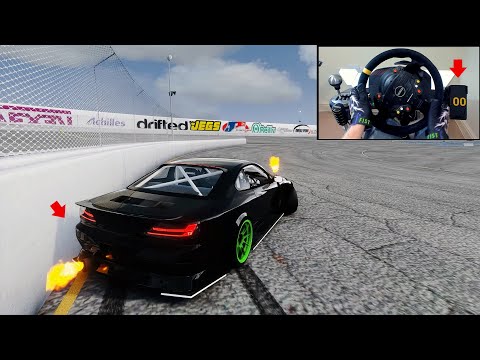 Формула дрифт Silvia S15 | Дрифт с игровым рулём | Дрифт на большой скорости смотреть онлайн