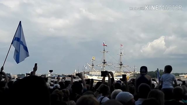 День ВМФ 2019. Парад морских кораблей. Санкт-Петербург смотреть онлайн