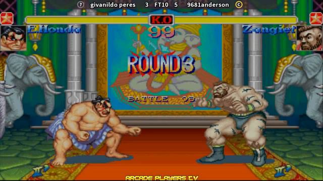 Hyper Street Fighter II: Anniversary Edition ➤ givanildo peres (Brazil) vs 9681anderson (Brazil) смотреть онлайн