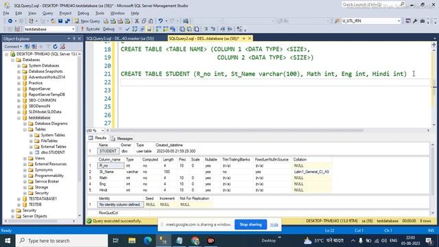 SQL Server DDL Part 1 смотреть онлайн
