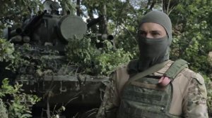 Кадры боевой работы экипажа ЗРПК Тунгуска-М1