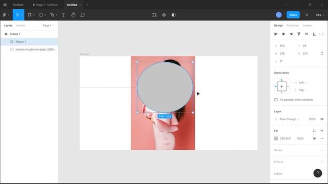 Mask Image and Text in Figma | How to mask in Figma tutorial смотреть онлайн