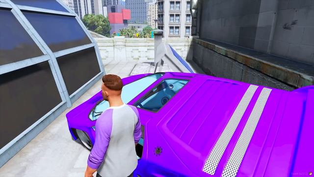 ПЕРЕПРЫГНУЛ ВСЮ КАРТУ на МОЛНИИ МАКВИН в ГТА 5 МОДЫ - ЭКСПЕРИМЕНТЫ в GTA 5 MODS смотреть онлайн