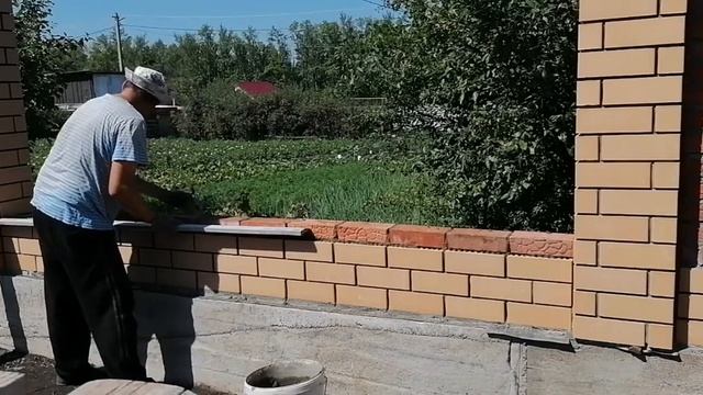 Черновая кладка кирпича без нитки и уровня. смотреть онлайн