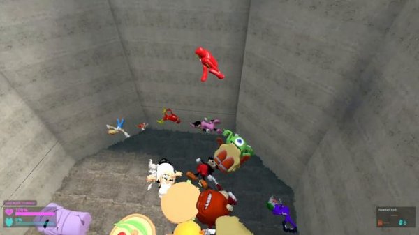 ☠️ SPIKES NEW PIZZA TOWER BOSSES CHARACTERS FAMILY SPARTAN KICKING in Garry's Mod !